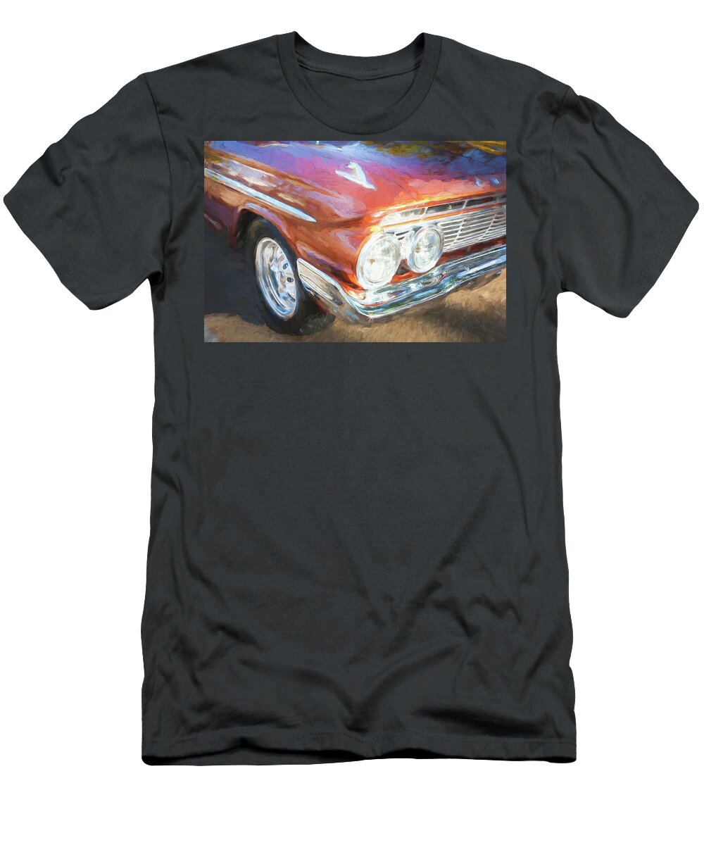 1961 Chevrolet Impala T-Shirt featuring the photograph 1961 Chevrolet Impala SS by Rich Franco