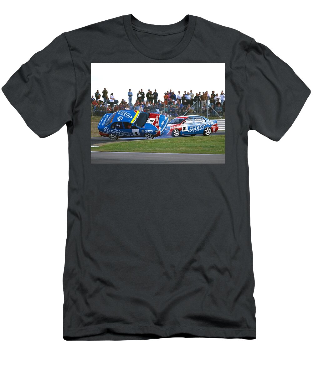 Btcc Racing T-Shirt featuring the digital art BTCC Racing #1 by Maye Loeser