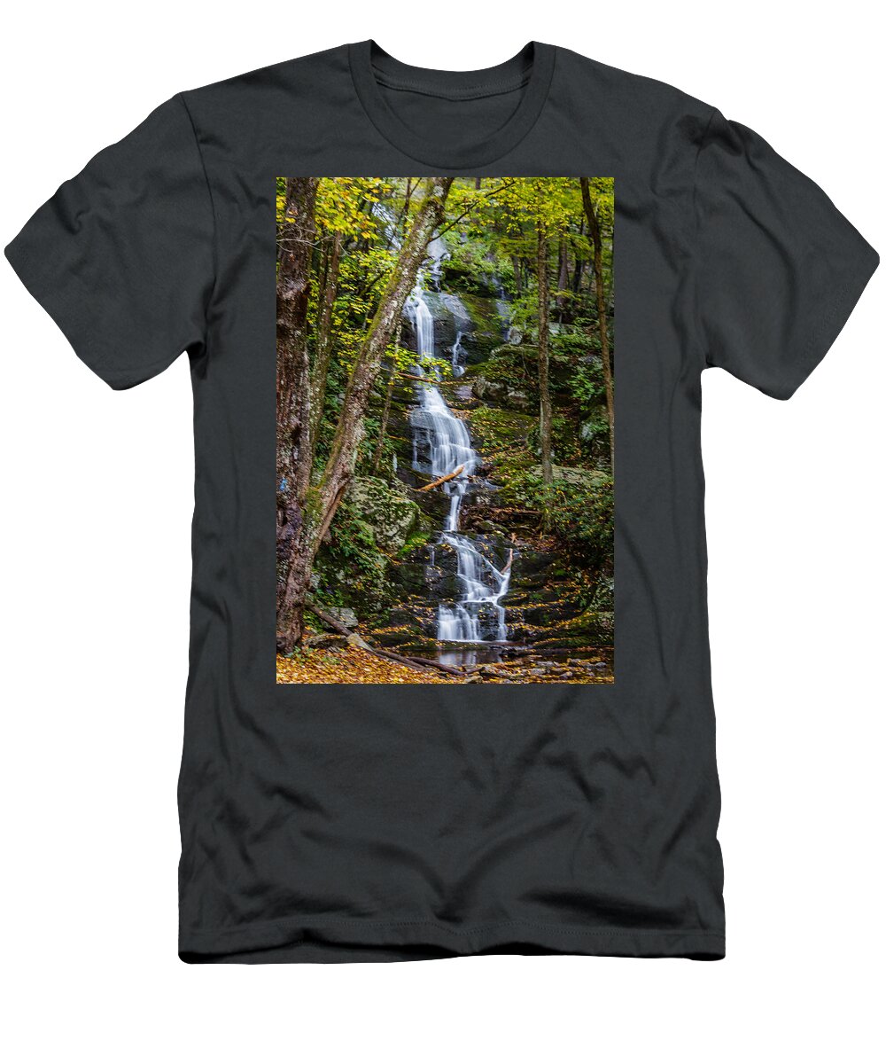 Buttermilk Falls T-Shirt featuring the photograph Buttermilk falls #1 by SAURAVphoto Online Store