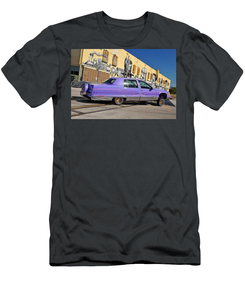 Cadillac Fleetwood T-Shirt featuring the photograph Cadillac Fleetwood #1 by Mariel Mcmeeking