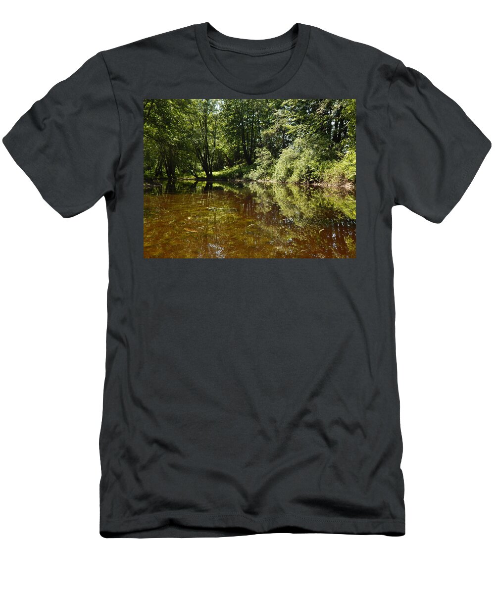 Nature T-Shirt featuring the photograph Canton Canoe Trip 2016 21 #1 by George Ramos