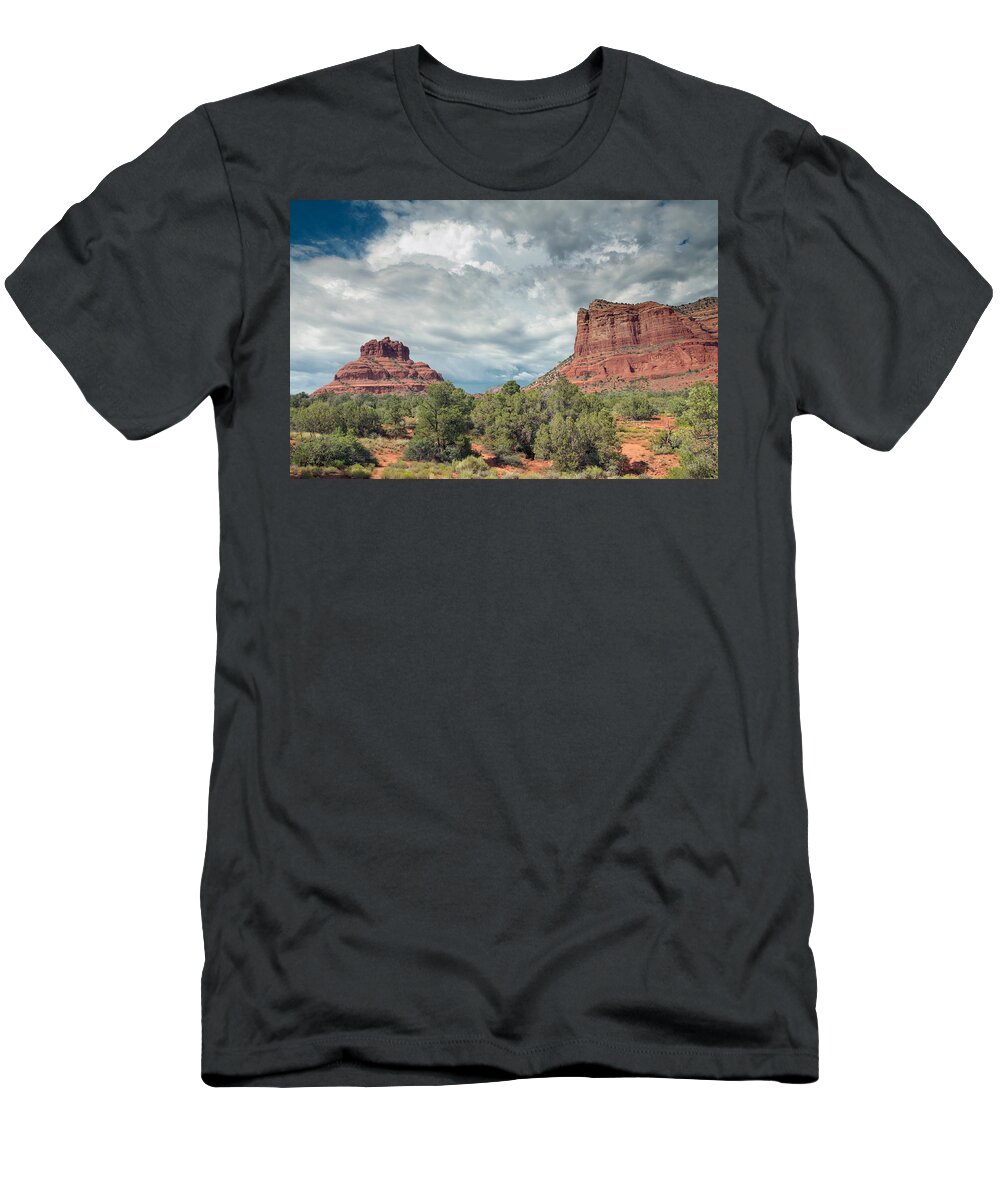 Sedona T-Shirt featuring the photograph Desert view, Sedona, Arizona by American School