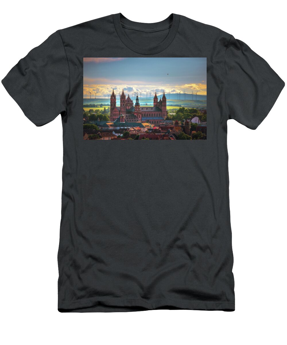 Dom T-Shirt featuring the photograph Dom St. Peter zu Worms #2 by Marc Braner