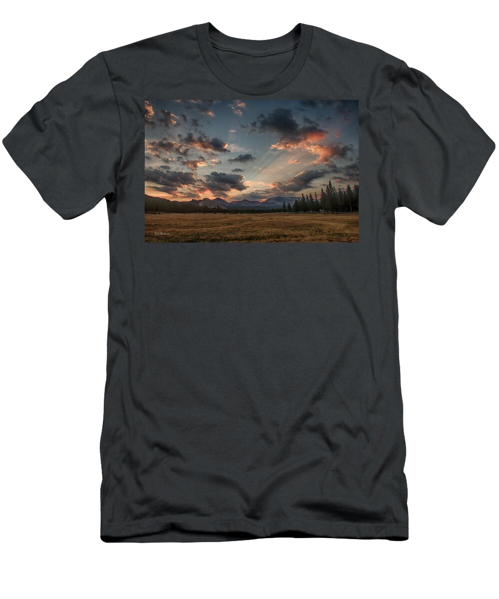 High Sierra T-Shirt featuring the photograph Early Light On The High Sierra by Bill Roberts