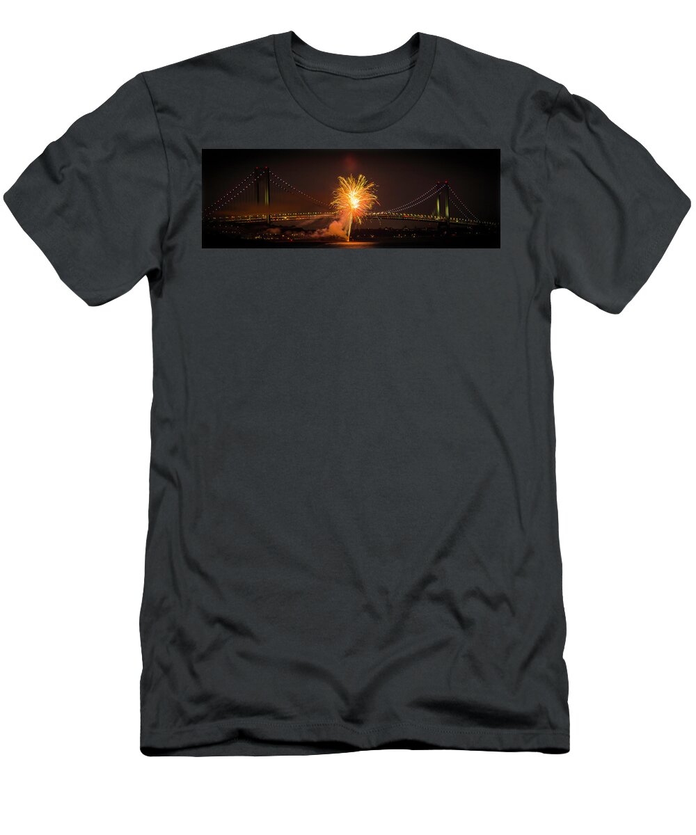 Fireworks T-Shirt featuring the photograph Fireworks #1 by Kenneth Cole