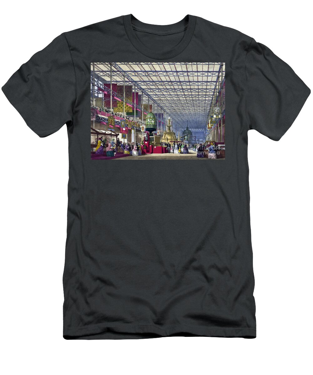 Government T-Shirt featuring the photograph Great Industrial Exhibition, 1851 #1 by Science Source