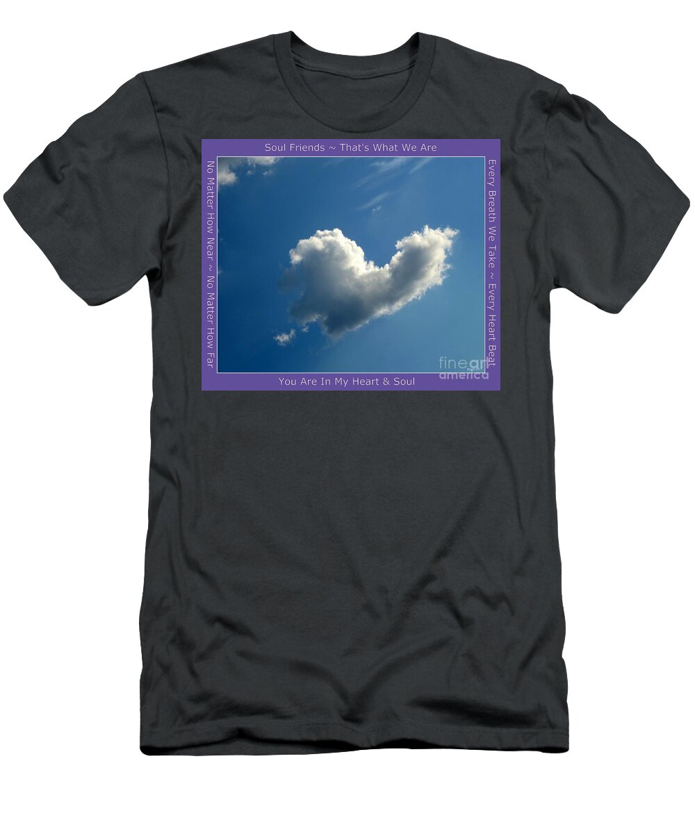 Sedona T-Shirt featuring the photograph Heart Cloud Sedona #3 by Mars Besso