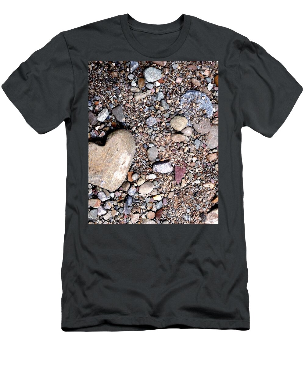 Heart T-Shirt featuring the photograph Heart of Stone by Danielle R T Haney