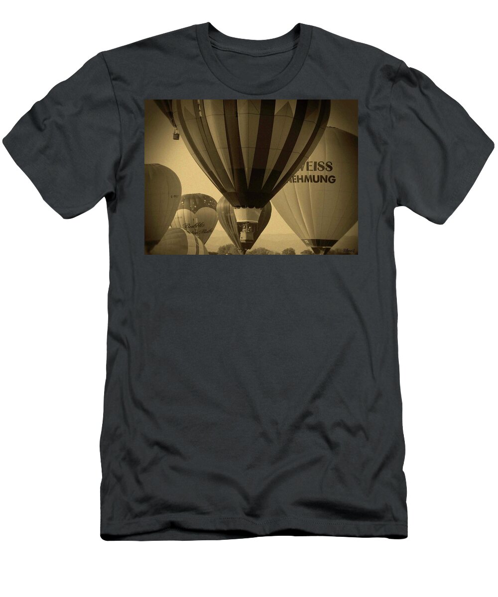 Hot Air Balloon T-Shirt featuring the photograph Hot Air Balloon #1 by Ilaria Andreucci