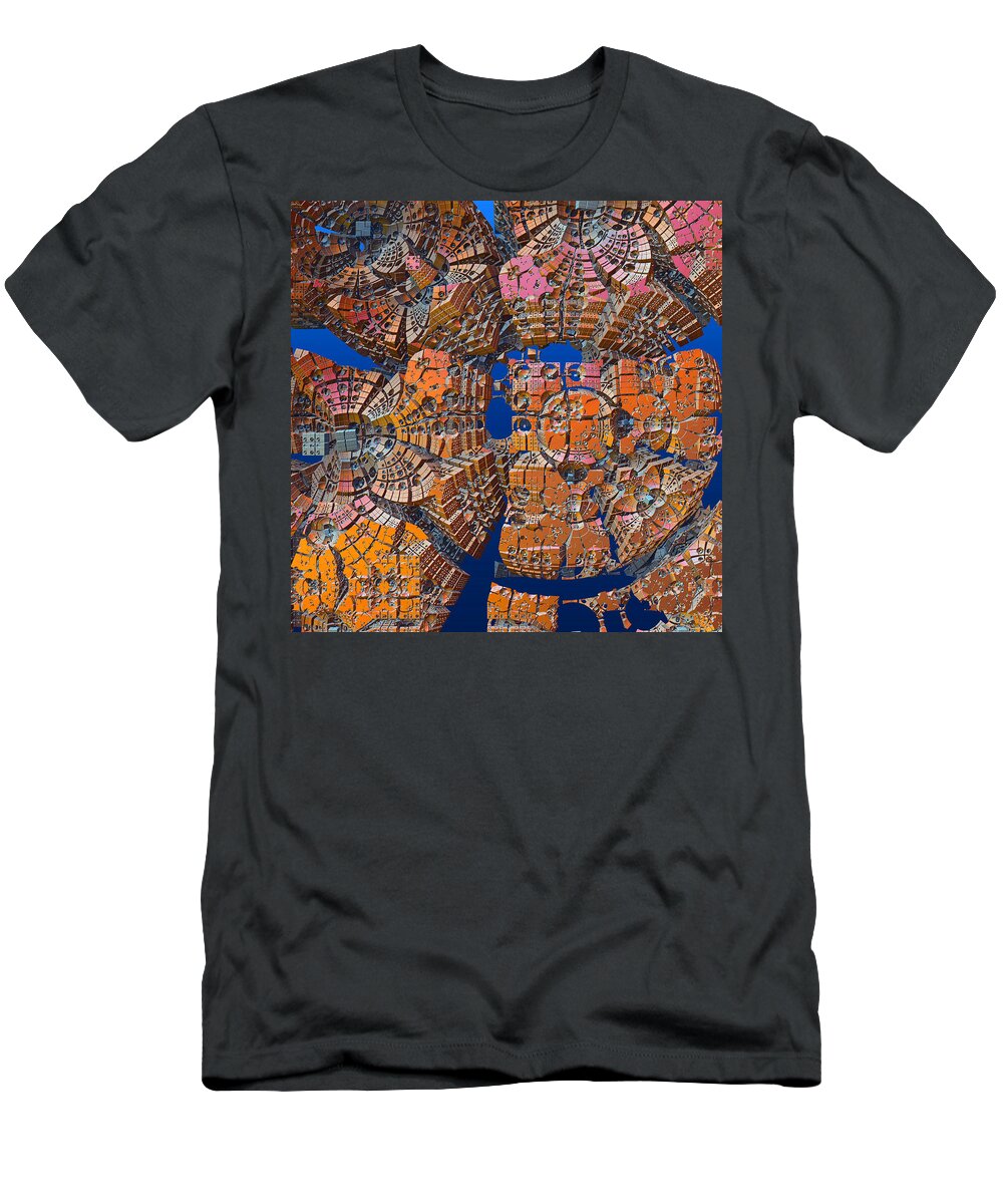 Abstract T-Shirt featuring the digital art Intergalactic Diva by Wayne Sherriff
