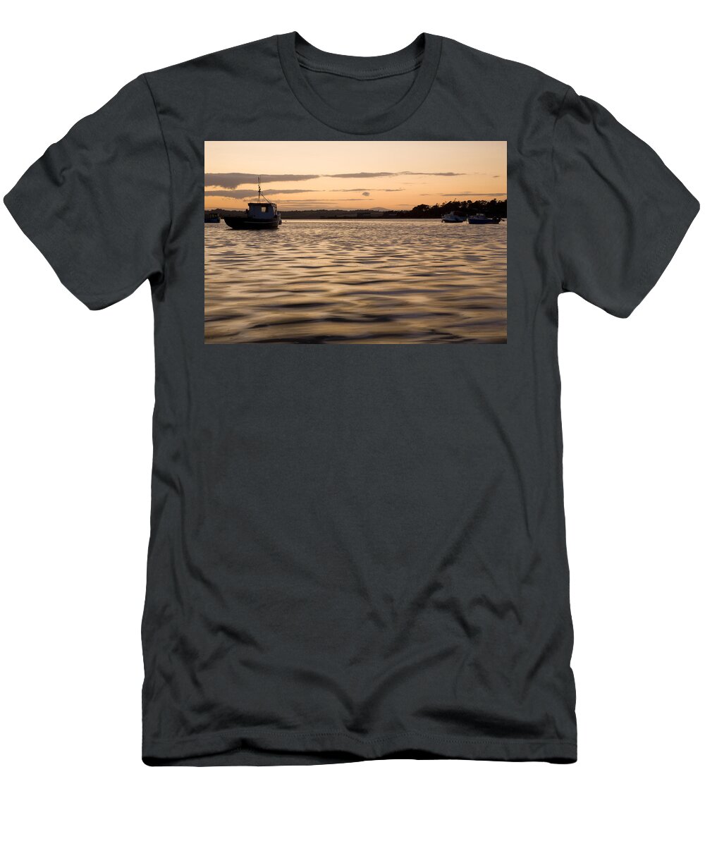 Coast T-Shirt featuring the photograph Irish Dusk #1 by Ian Middleton