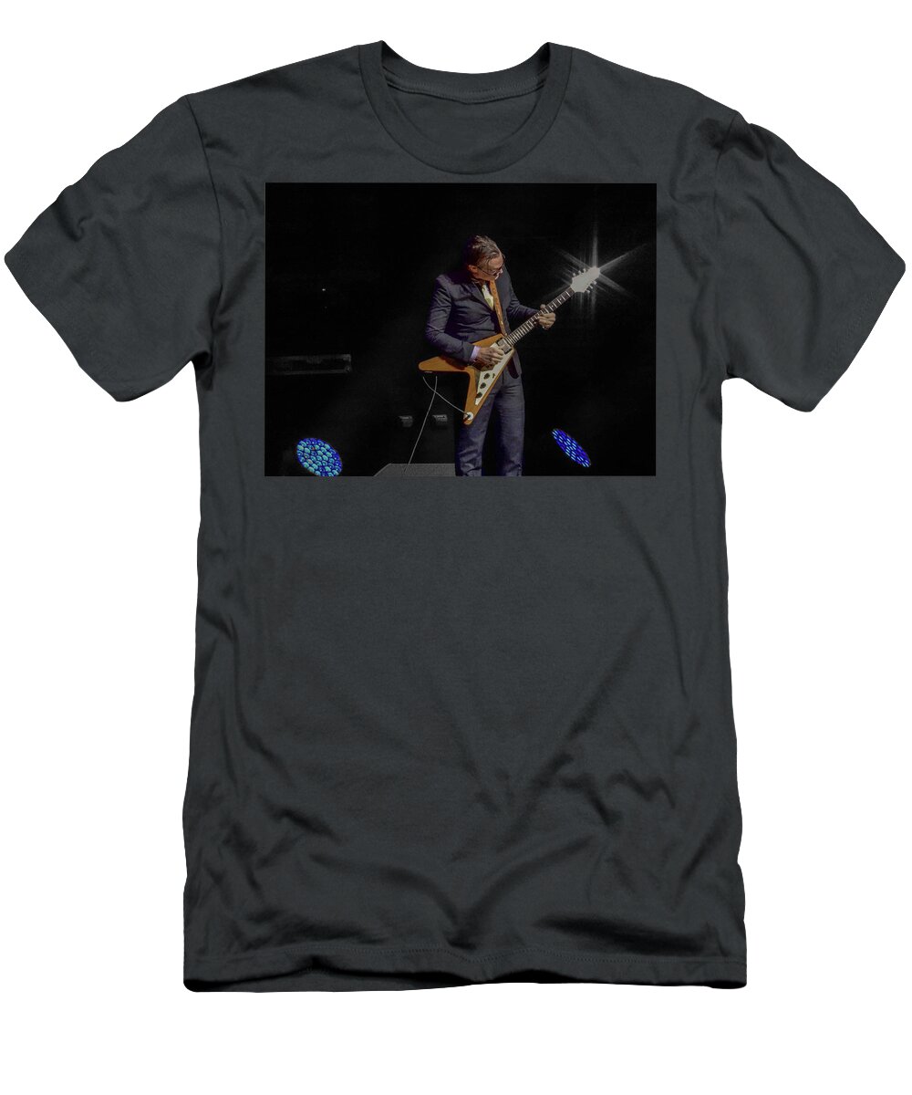  T-Shirt featuring the photograph Joe Bonamasa #1 by Alan Goldberg