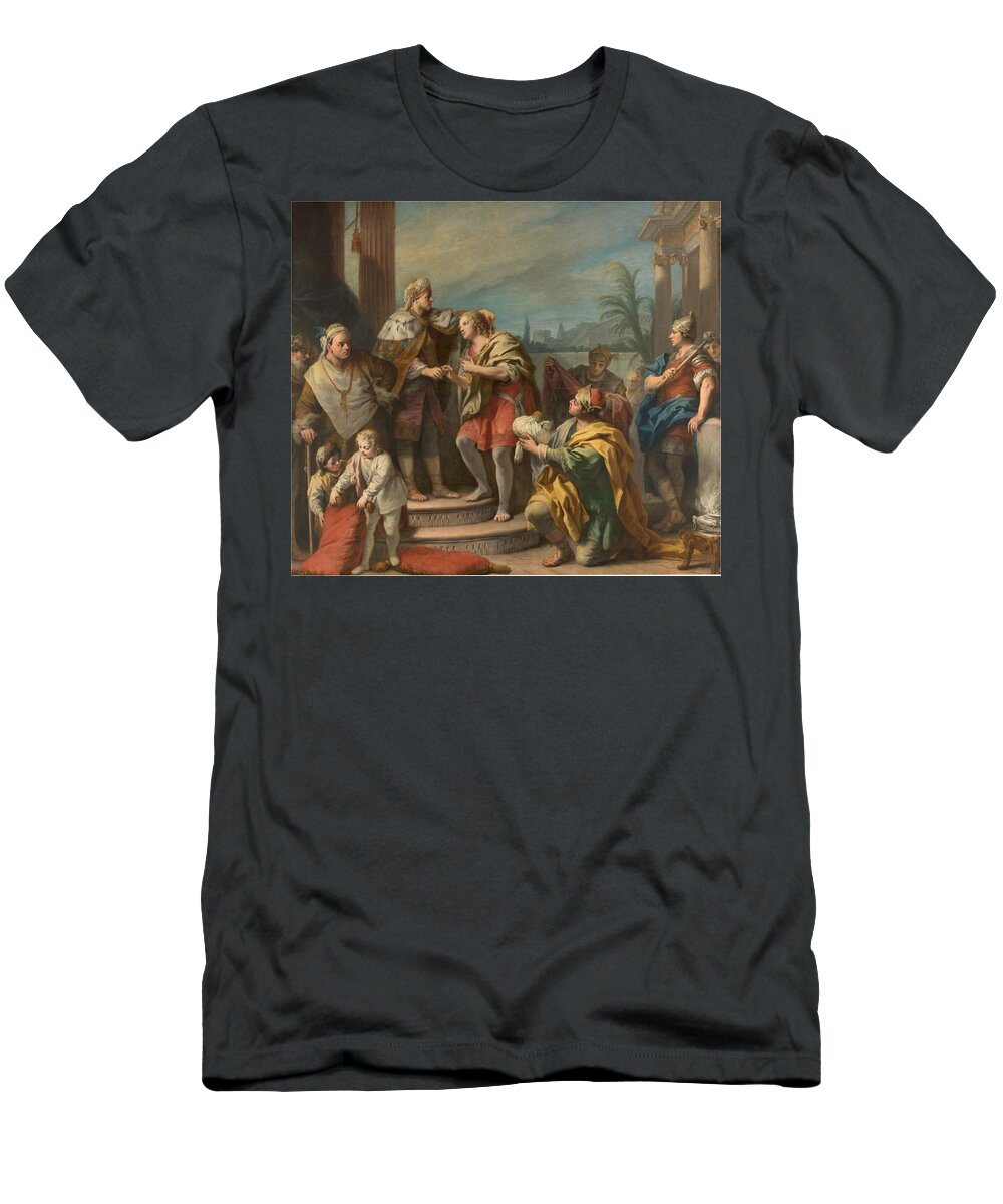 Amigoni T-Shirt featuring the painting Joseph by MotionAge Designs