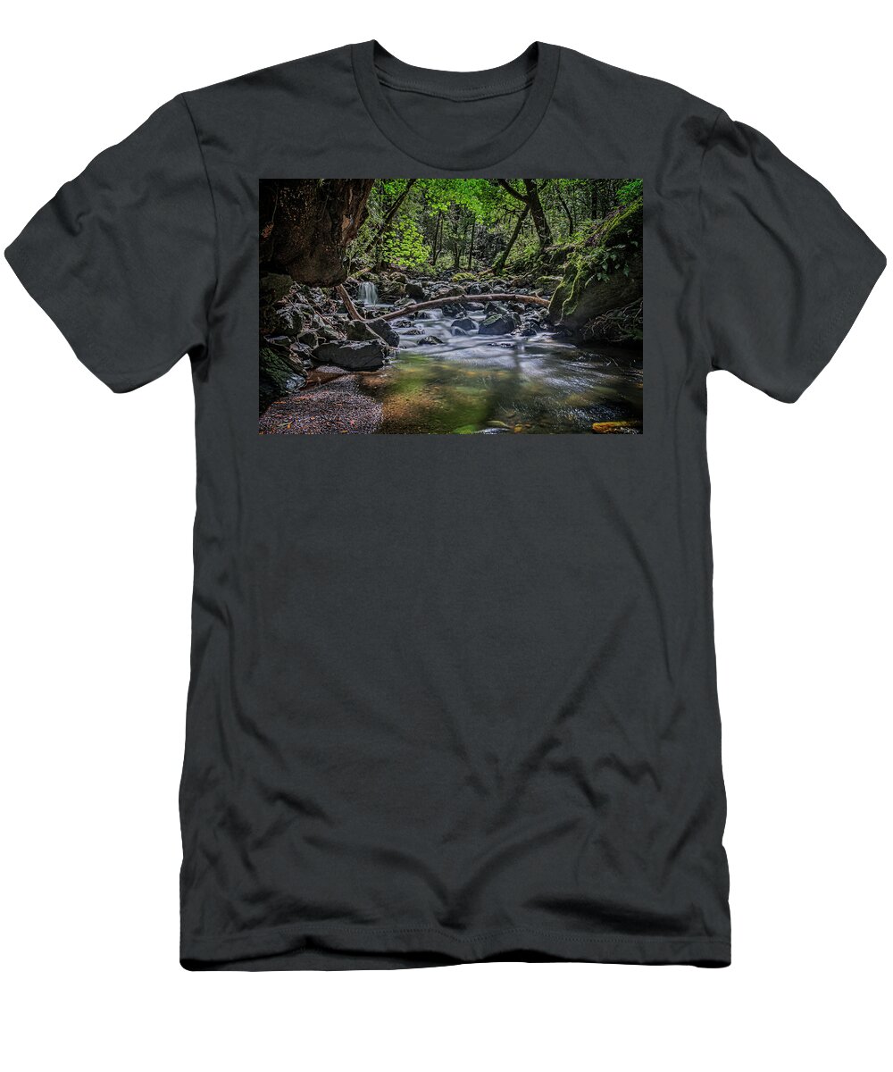 Long Exposure T-Shirt featuring the photograph Lower Sugar Loaf #1 by Bruce Bottomley