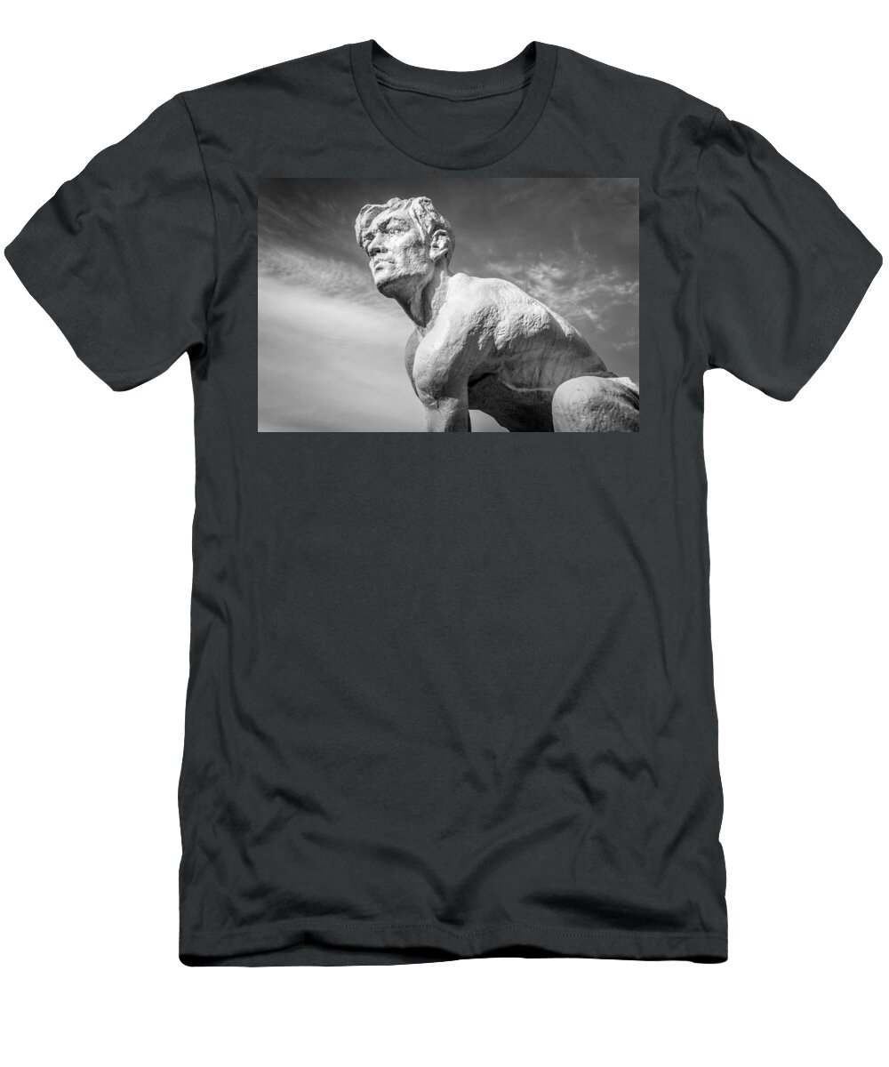 Abstract T-Shirt featuring the photograph Male Torso and Body #1 by John Williams