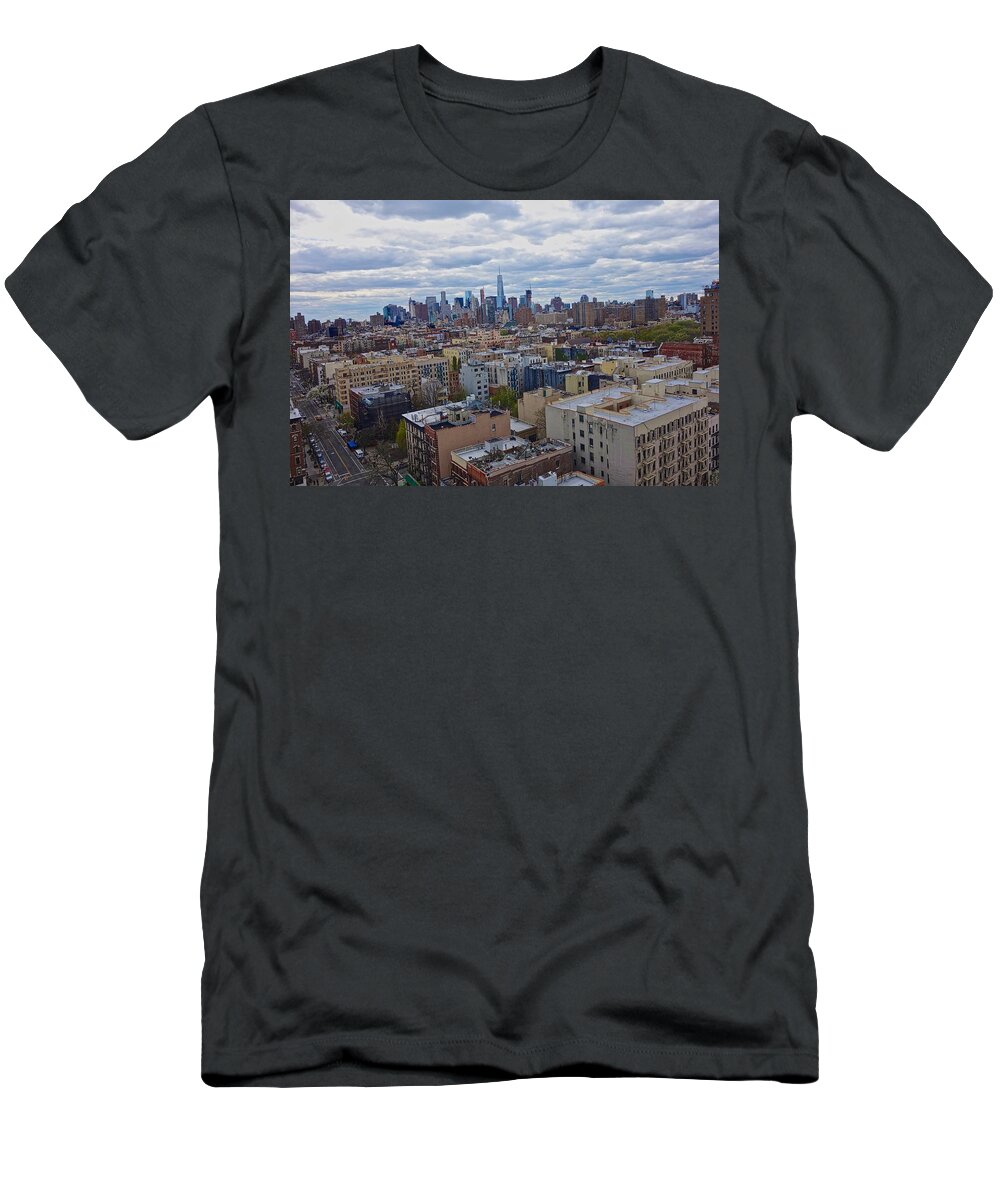 Freedom Tower T-Shirt featuring the photograph Manhattan Landscape #2 by Joan Reese