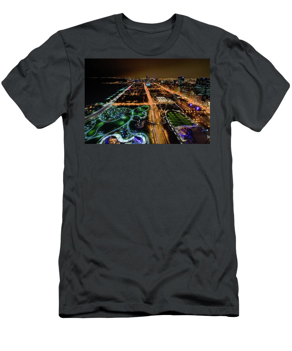 Chicago T-Shirt featuring the photograph Millennium Park #1 by Raf Winterpacht