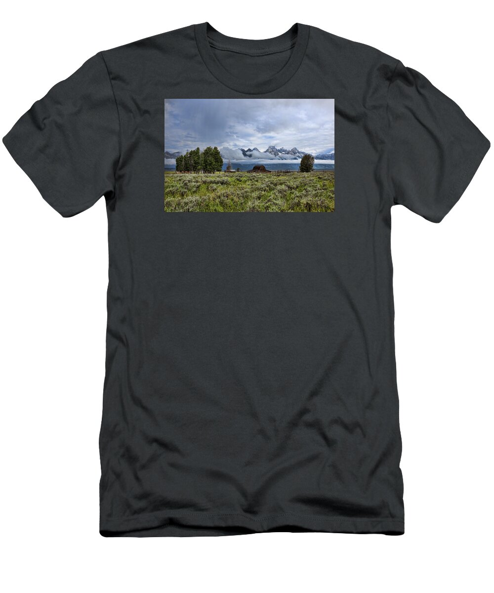 Mormon T-Shirt featuring the photograph Mormon Row #2 by Hugh Smith