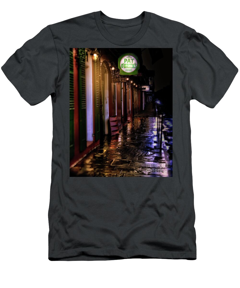 French Quarter T-Shirt featuring the photograph Pat O'Briens #1 by Jarrod Erbe
