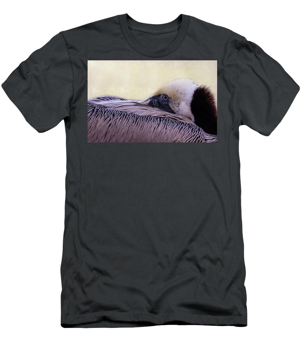 2016 T-Shirt featuring the photograph Pelican Connection 2 #1 by Louise Lindsay