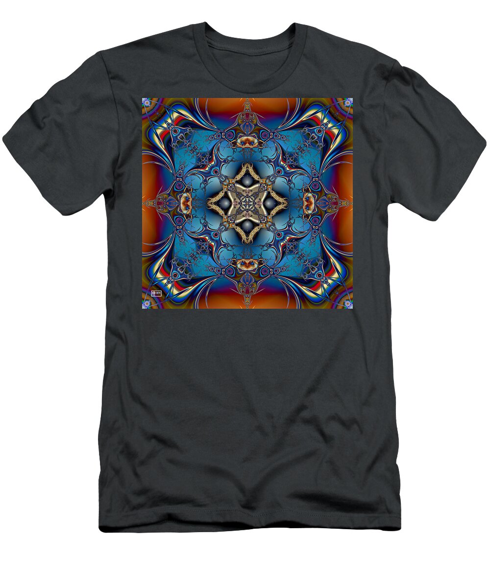Abstract T-Shirt featuring the digital art Pinball Wizard #1 by Jim Pavelle