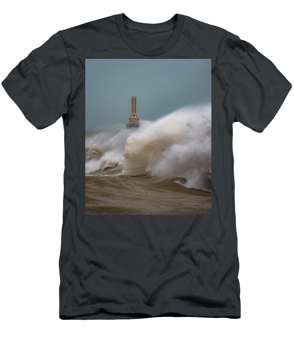 Storm T-Shirt featuring the photograph Power #1 by Brad Bellisle