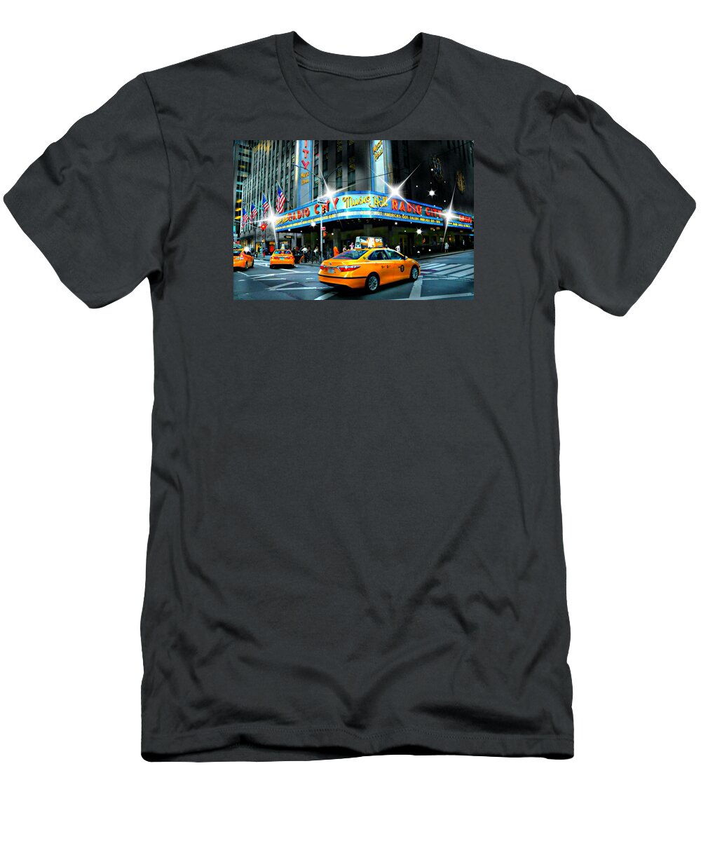 Nyc T-Shirt featuring the photograph Radio City by Diana Angstadt