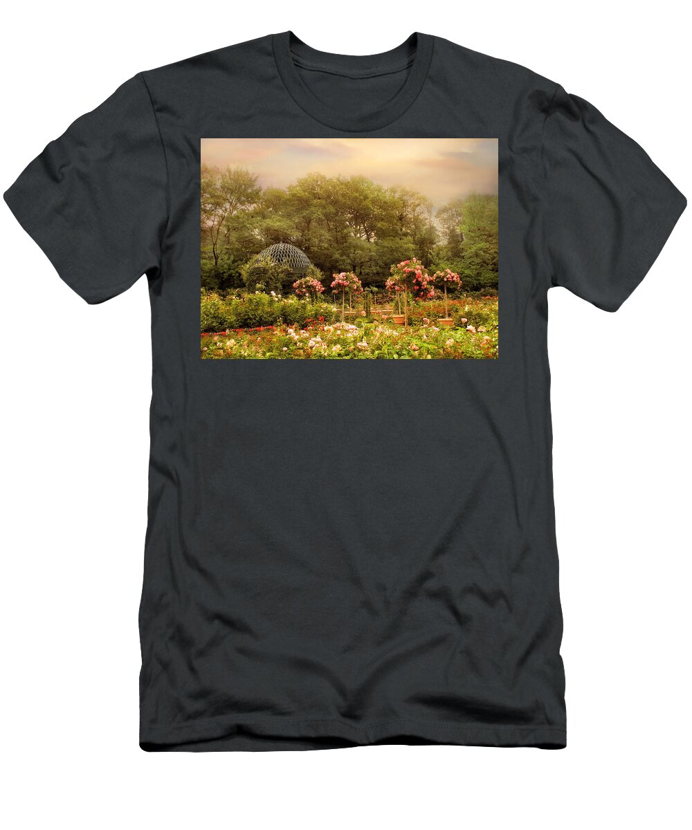 Nature T-Shirt featuring the photograph Rose Garden #2 by Jessica Jenney