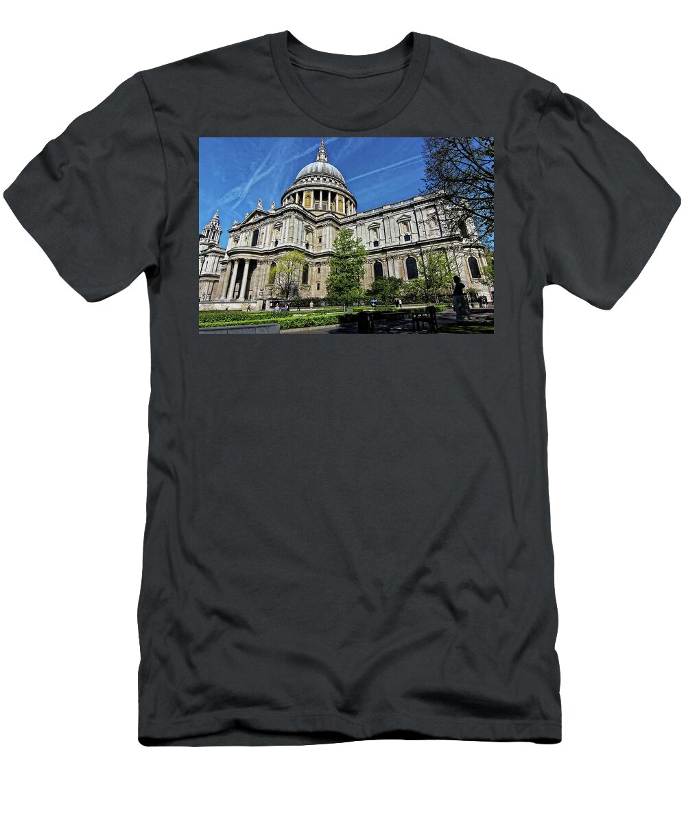 St Paul's Cathedral T-Shirt featuring the photograph St Paul's Cathedral by Doolittle Photography and Art