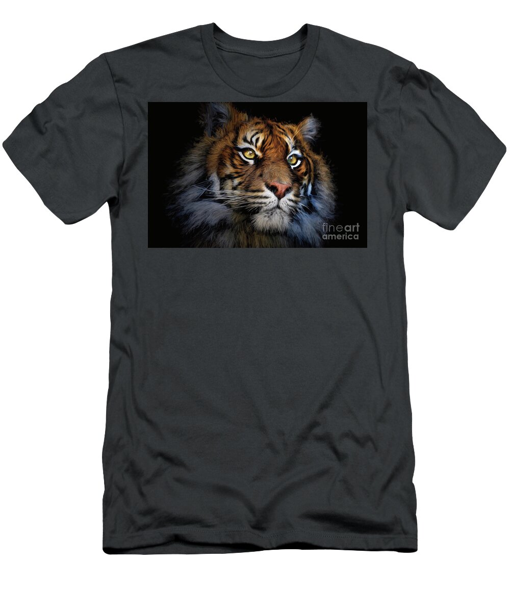 Animal T-Shirt featuring the photograph Sumatran tiger #1 by Sheila Smart Fine Art Photography