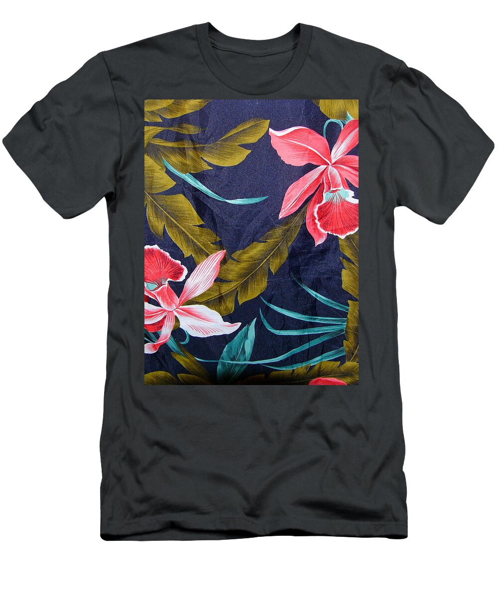 Orchid T-Shirt featuring the digital art Texture #22 #1 by Scott S Baker