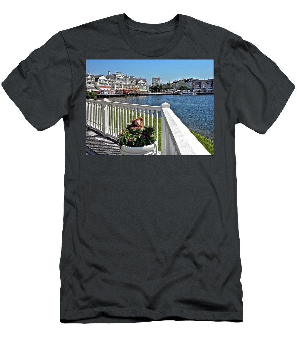 Boardwalk T-Shirt featuring the photograph The Boardwalk At Walt Disney World MP #2 by Thomas Woolworth