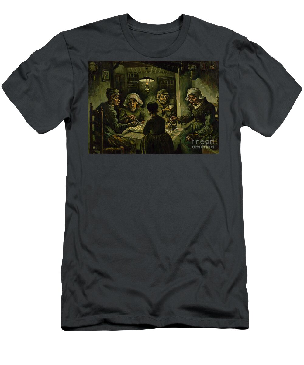 Van Gogh T-Shirt featuring the painting The Potato Eaters, 1885 by Vincent Van Gogh