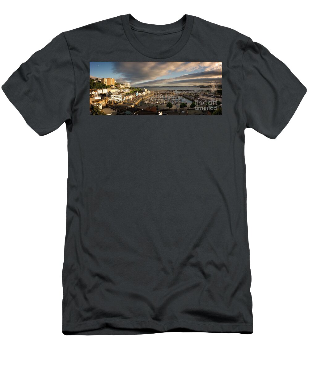 Nag004327 T-Shirt featuring the photograph Torquay #1 by Edmund Nagele FRPS