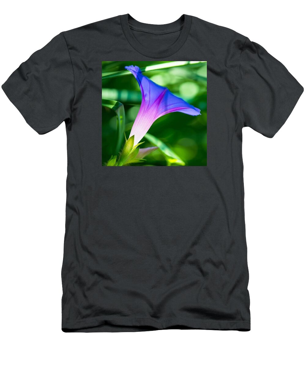 Beautiful T-Shirt featuring the photograph Trumpet Flower by Michael Moriarty
