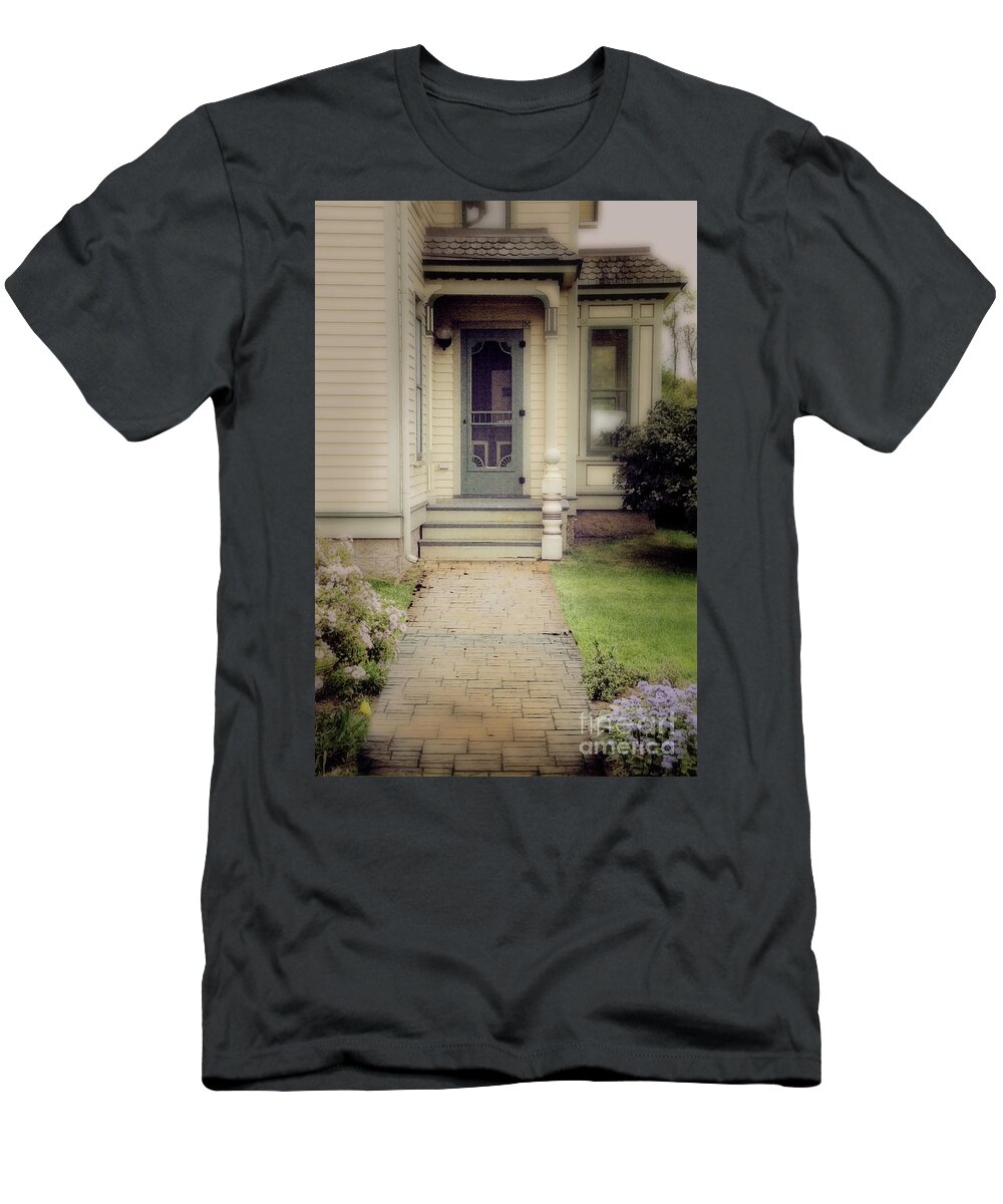 House T-Shirt featuring the photograph Victorian Porch #1 by Jill Battaglia
