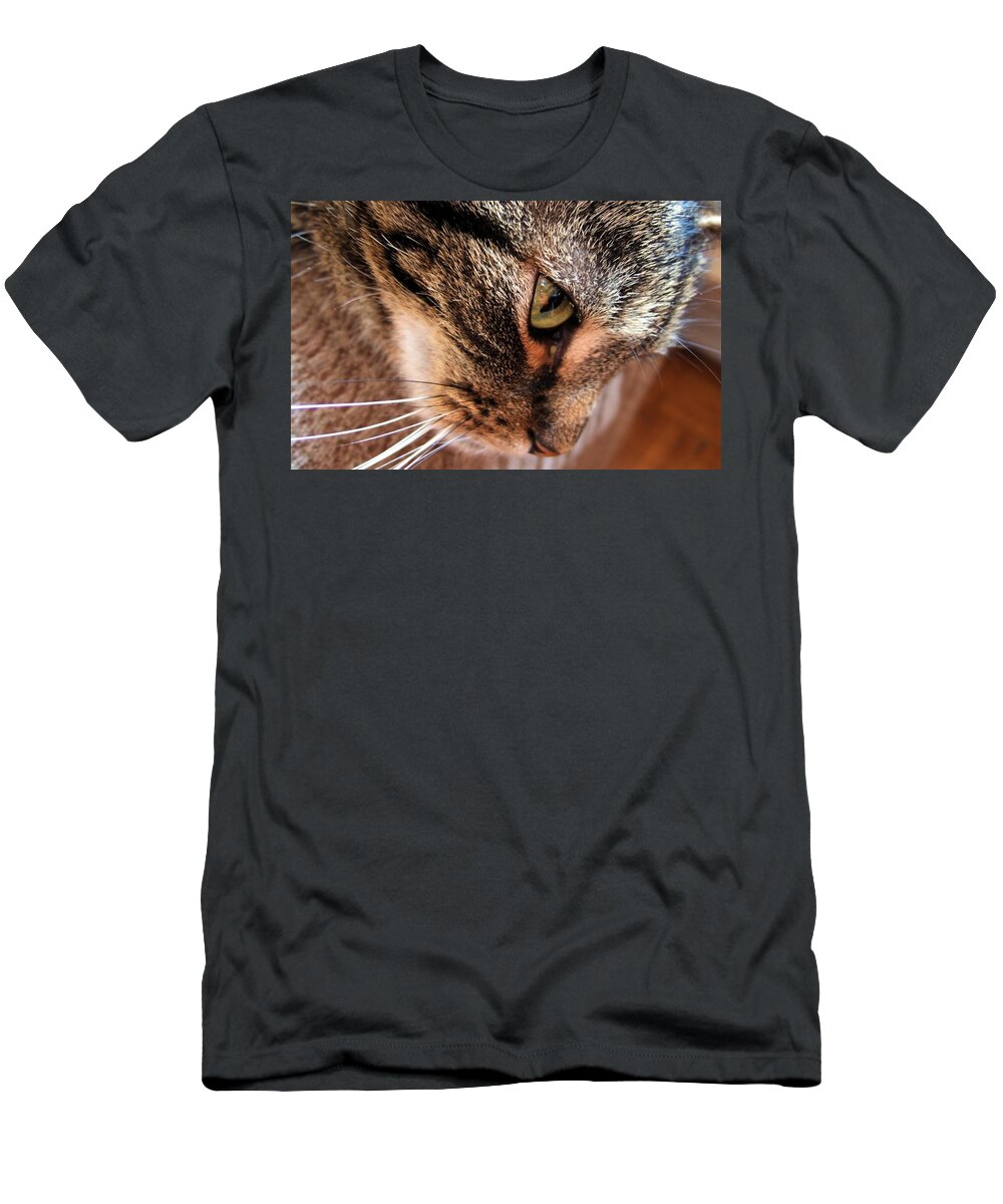 Cat T-Shirt featuring the digital art Cat #12 by Super Lovely