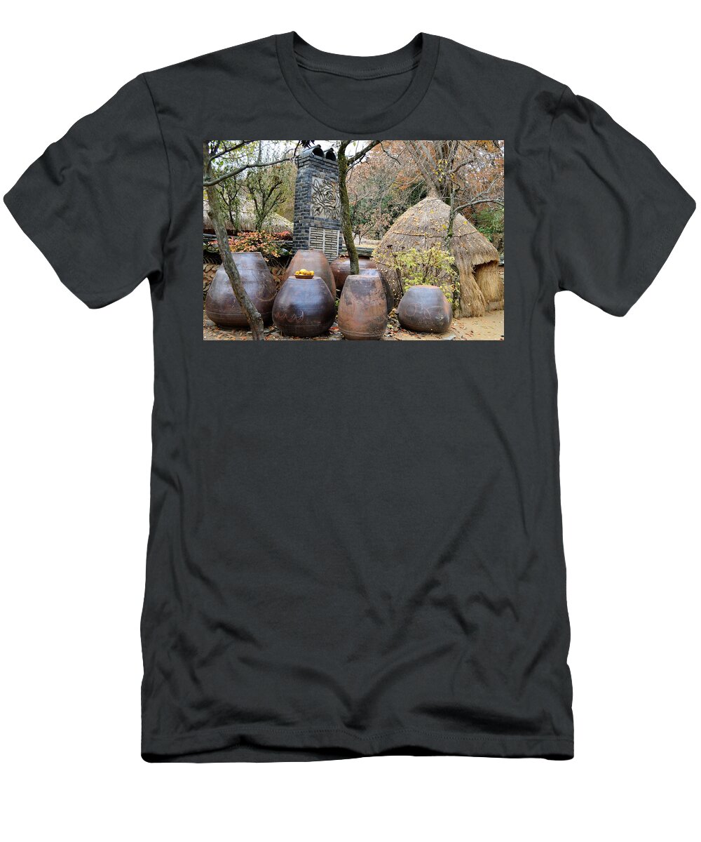 Cooking T-Shirt featuring the photograph 13th Century Kitchen by Bill Hamilton