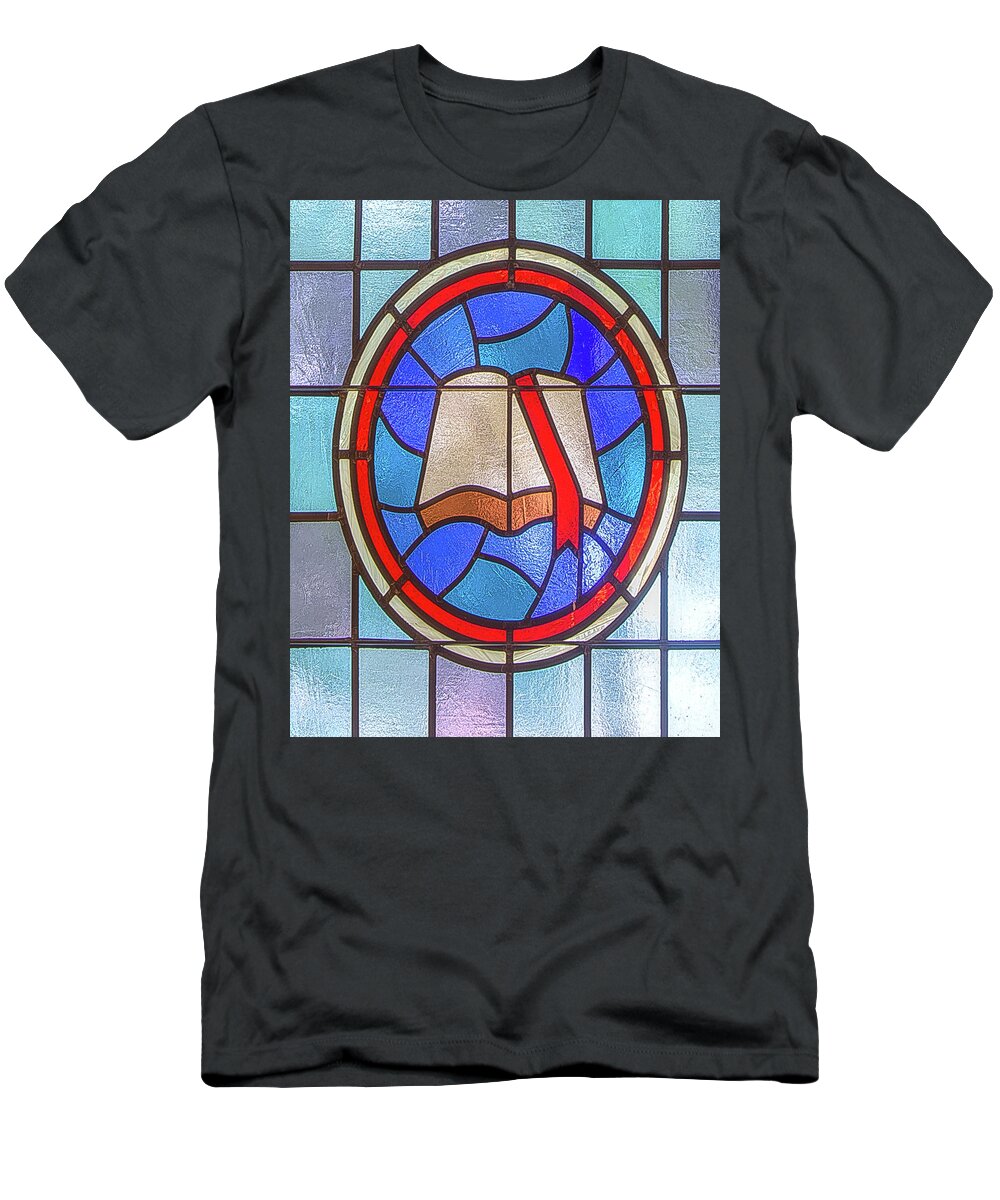 Saint Annes T-Shirt featuring the digital art Saint Anne's Windows #16 by Jim Proctor