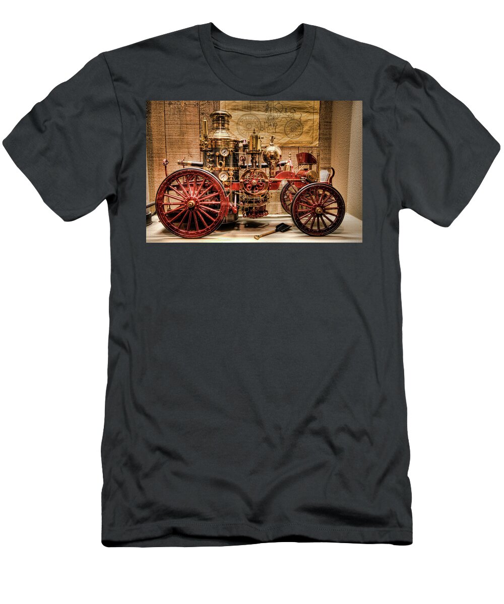 Hdr T-Shirt featuring the photograph 1870 LaFrance by Brad Granger