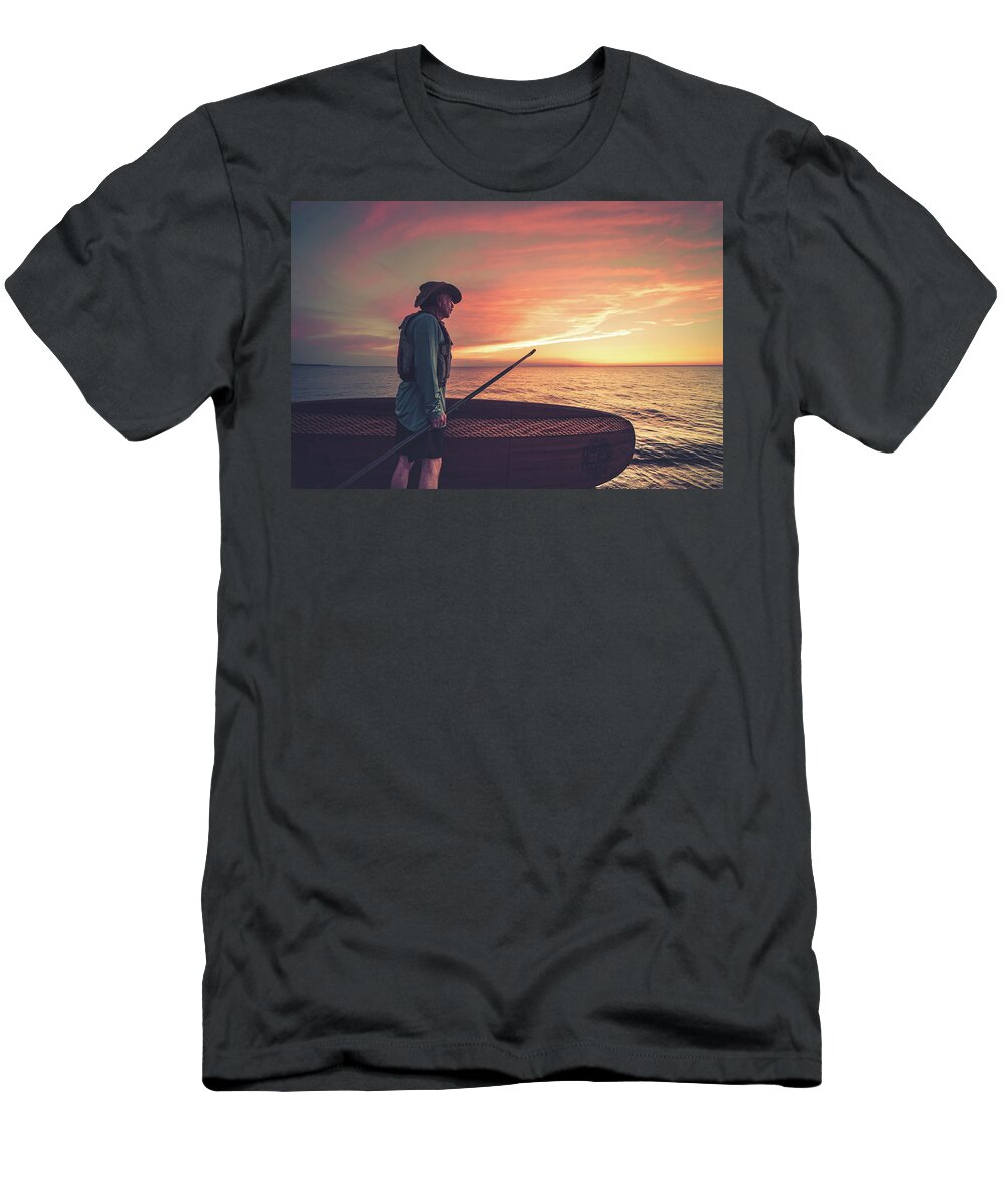 Hamburg T-Shirt featuring the photograph Lake Erie Sunset #19 by Dave Niedbala