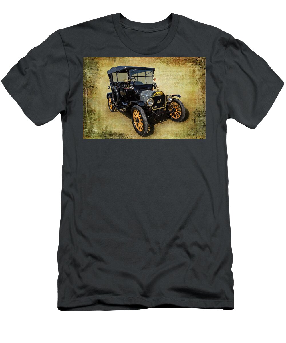 Car T-Shirt featuring the photograph 1915 Ford by Keith Hawley