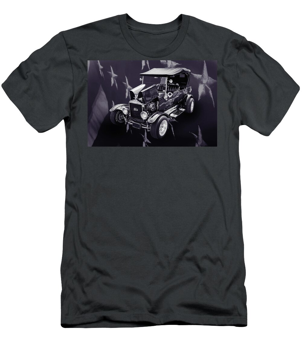 1924 Ford T-Shirt featuring the photograph 1924 Ford Model T Touring Hot Rod 5509.202 by M K Miller