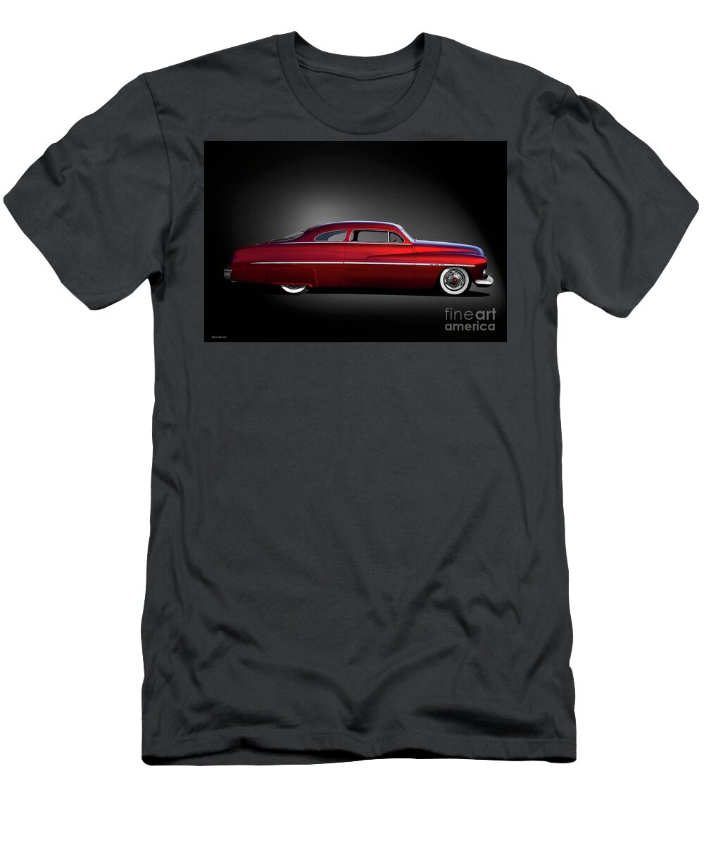  Auto T-Shirt featuring the photograph 1951 Mercury Custom Coupe #2 by Dave Koontz