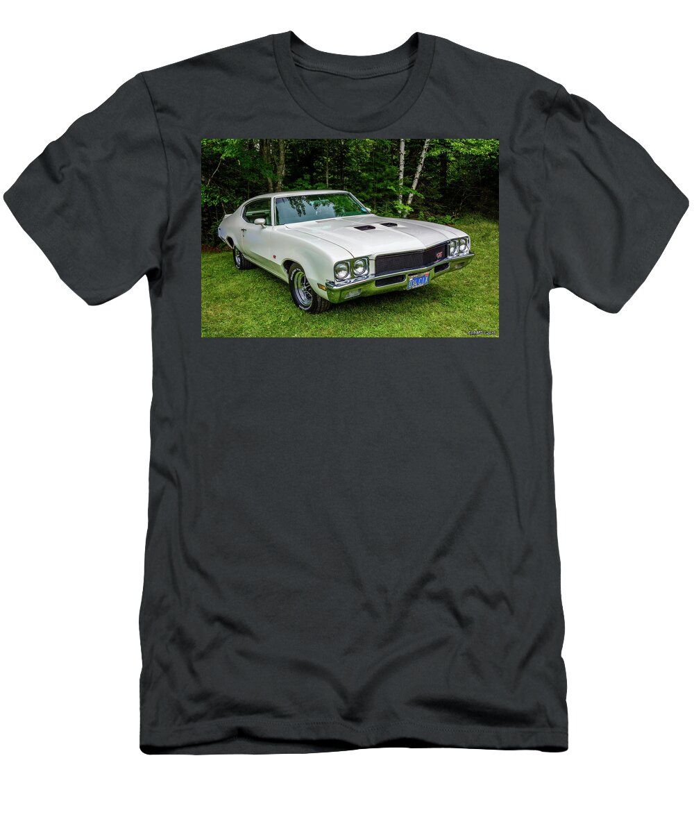 2016 T-Shirt featuring the photograph 1971 Buick Skylark GS by Ken Morris