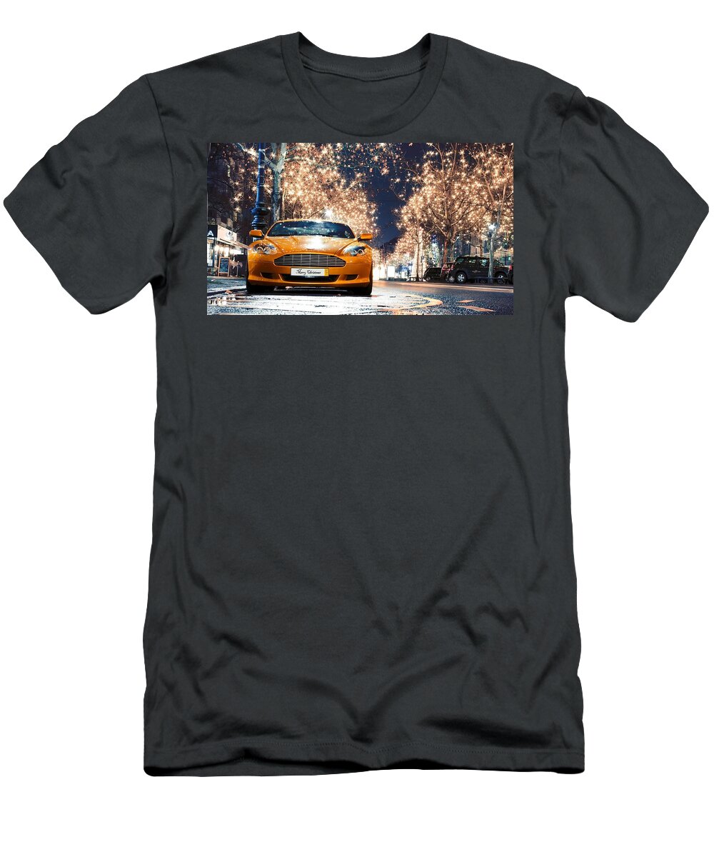 Aston Martin T-Shirt featuring the photograph Aston Martin #2 by Jackie Russo
