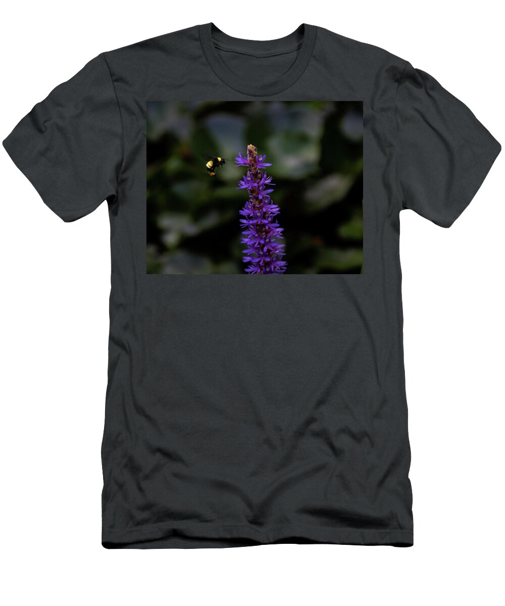 Jay Stockhaus T-Shirt featuring the photograph Bee #2 by Jay Stockhaus