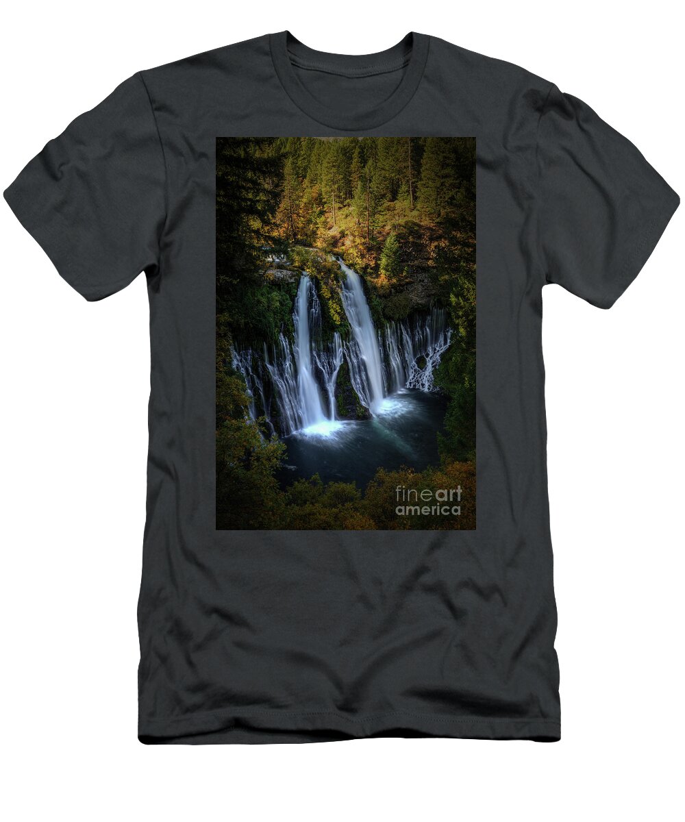 Burney Falls T-Shirt featuring the photograph Burney Falls #3 by Kelly Wade