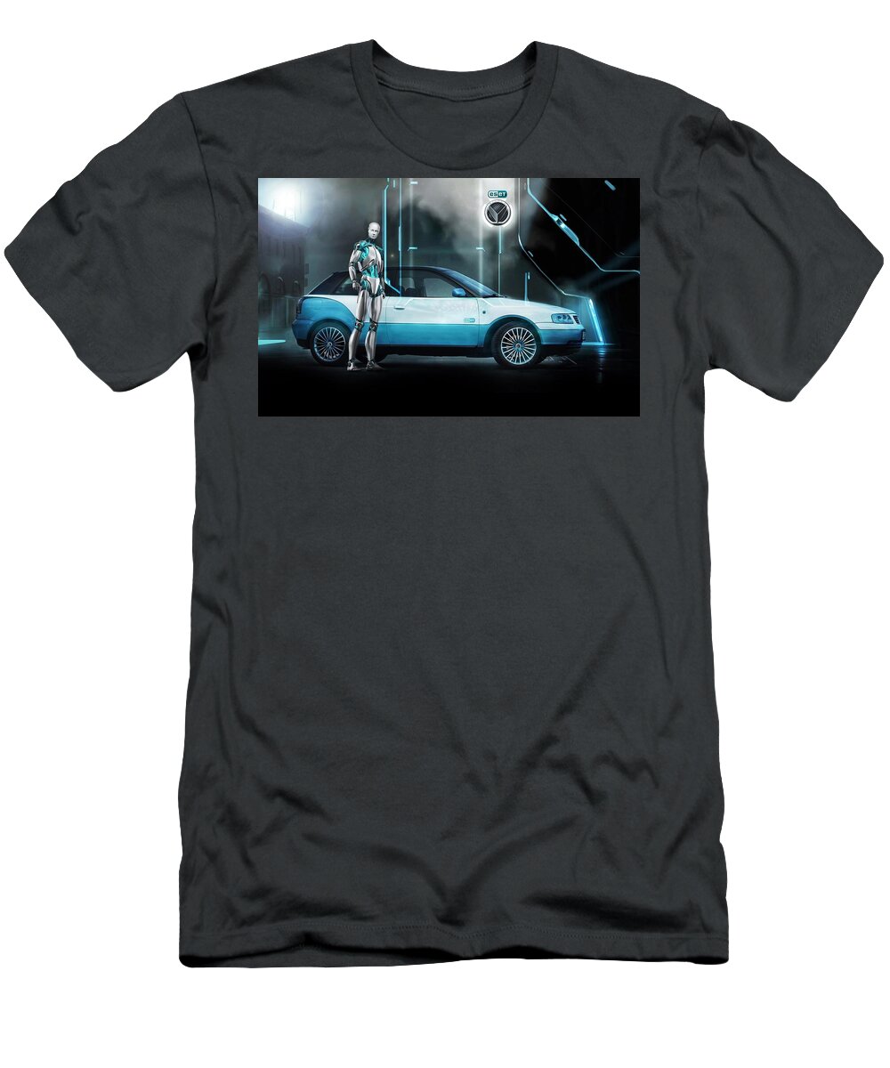 Car T-Shirt featuring the digital art Car #2 by Maye Loeser
