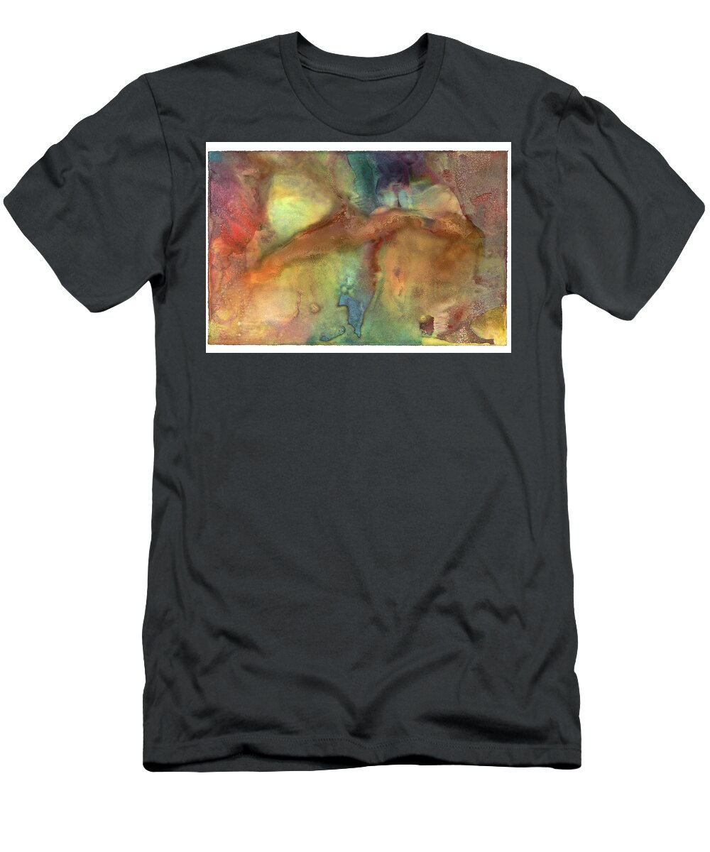 Abstract T-Shirt featuring the painting Dawn on Neptune #2 by Sperry Andrews